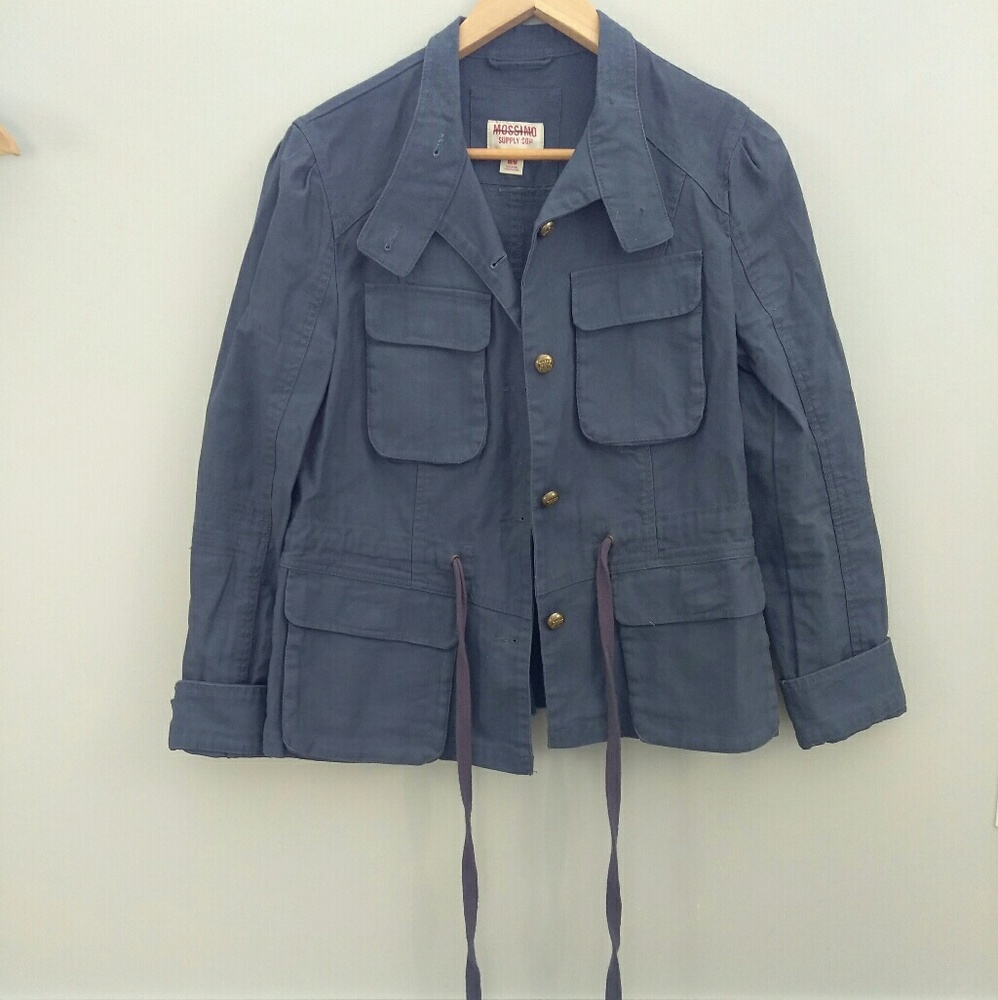 Mossimo dusty blue jacket